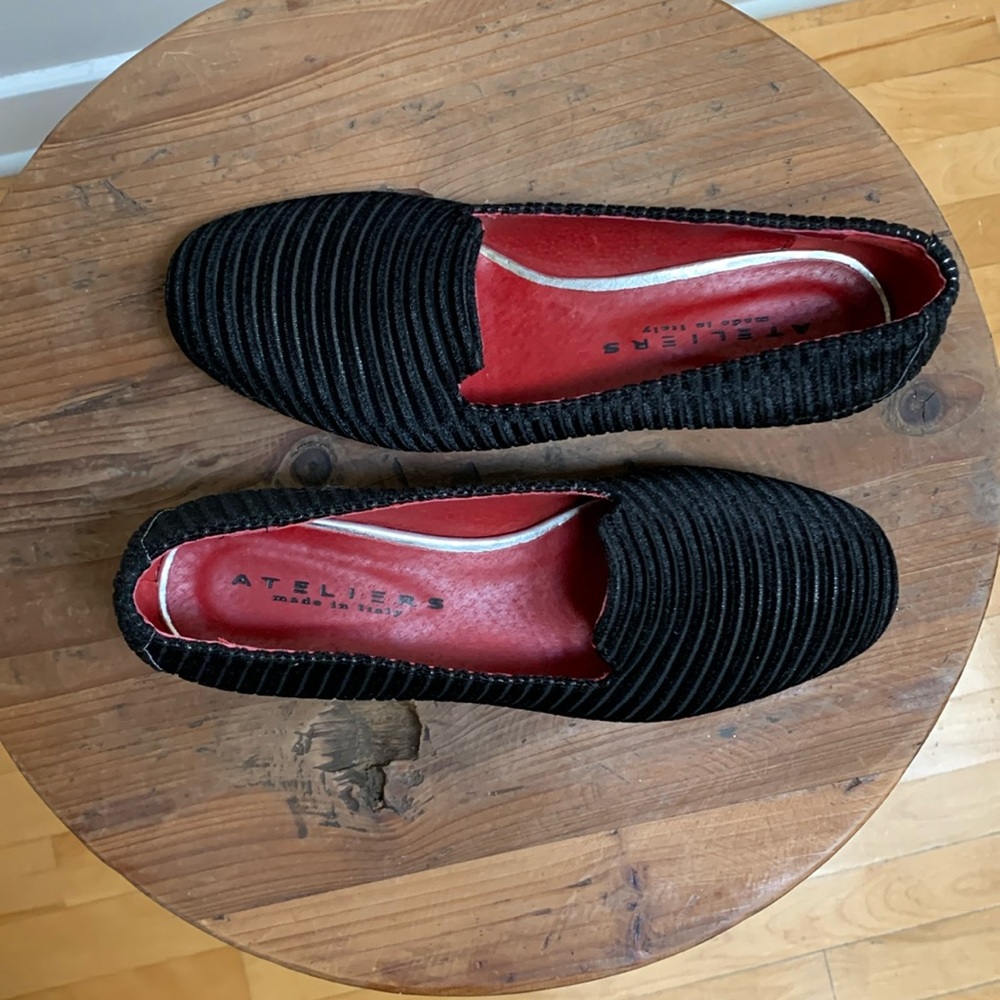 Velvet loafers